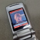 Vintage Motorola Krzr K1 Gray Flip Phone Tested Works W battery Retro Cell Read