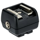 Universal Hot Shoe Adapter With Pc Sync Port For Off-camera Flash 2-pack