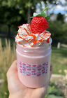 Diy Strawberry Shortcake Scented Butter Cloud Slime Pink Red
