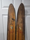 Vintage Lund Capri Chuck Stearns Wooden Water Skis 72 