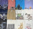 Vintage Nature Animal T-shirt Lot Of 20 Outdoors Mountain Wildlife Mix Sizes