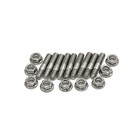 Exhaust Manifold Stud Kit 9 Pcs 304 Stainless Steel Exhaust Man    Usa Fast Ship
