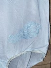Vintage Kayser Baby Blue Lace Appliqu   6 High Waist Nylon Gusset Granny  Panties