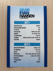 Dear Evan Hansen Arena Stage Playbill     Ultra Rare First Production