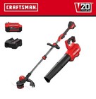 Craftsman 20v Cordless String Trimmer   Leaf Blower  battery   Charger Included 