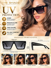 Big Pilot Xxl  maya  Oversized Metal Gradient Women Sunglasses Shadz   