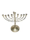 Vintage Sterling Silver Judaica Chanukah Menorah Mexico 150 Grams