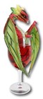 Cocktail Spirit Drunken Watermelon Daiquiri Dragon Statue Fantasy Decor Figurine