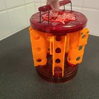 Bakugan Battle Brawlers Orange Bakurack Spinning Travel Carry Case Spin Masters