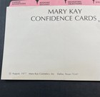 Vintage Mary Kay 1977 Mary Kay Sales Confidence 12 Cards Rare