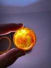 Marbled Butterscotch And Yellow Catalin Bakelite Pendant