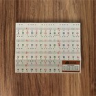 Maya Piano Keyboard Stickers For 88 61 54 49 37 Keys - White Keys - Colorful 