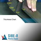 Abs Plastic Sheet - 1 16  Thick -black - Vacuum Forming Hobby - Pick Your Size