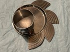 Chase Usa Vintage Set Of  4  Chrome Art Deco Hor D   euvre Trays   Cups Circa 1935