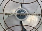 Vintage Antique 16  Westinghouse Blue Oscillating Desk Fan  defective 