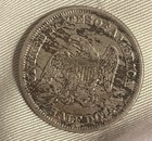1846 Tall Date Seated Liberty Half Dollar Love Token     Ef   Au