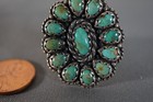 Carolyn Pollack Relios Sterling Silver Turquoise 9 5 - 18 Grams