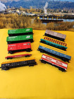 Ho Scale Model Train  Lot Of 9 Cars  Mixed Lot Various Railroads 
