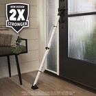 Master Lock Compact Door Stopper Folding Security Bar  Adjustable For Hinged  