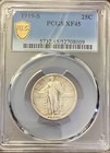 1919-s Standing Liberty Quarter Pcgs Xf45 - Beautiful Album Toned Key Date