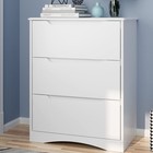 Bedroom Furniture Set queen Bed Frame  2 Wood 3 Drawer Dressers  vanity Desk