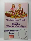 1962 1960s Vintage Easter Vintage Brach s Easter Candy Advertising Sign Boy Girl
