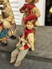 Handmade Set Of 5 Collectible Dolls In Traditional European Balkan Folk Costumes