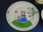 Vintage Childs Dinnerware Set  Little Miss Muffet  3 Pc   Mikasa Cc117