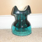 Great Blue Aqua Cd 254 Hemingray No  3 Cable Glass Insulator  e 