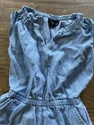 Gap Girls Xs Romper  Pockets  Chambray  Size Xs