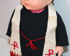 Catholic Priest Vestiment Vintage Doll Clothing Set Of Two