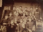 Civil War Marching Band Percussion Brass Instrument Military Cabinet Photo