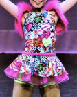 Weissman 7884 Just Like A Rockstar Graffiti Hearts Neon Dress Skirt Mc M Child