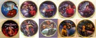 Vintage Star Trek Power Of Command Plate Collection - Your Choice Or Set Of 10