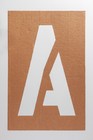 Large 24 Inch Tall Alphabet Stencil Set A-z Durable  Parking Lot  Road Or Wall
