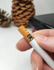 Cigarette Shaped Lighter Novelty Cigar Gas Unique Refillable Windproof Butane
