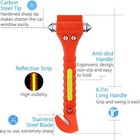 Safety Hammer 2 Pack  Window Glass Breaker And Seat Belt Cutter  2-in-1 Emerg