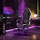 Computer Gaming Chair High Back Ergonomic Desk Chair Footrest   Lumbar Support