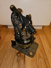 Keuffel   Esser Survey Transit P5136  With Wooden Box  Stand  Measuring Pole
