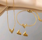Stainless Steel Set Waterproof Fashion Jewelry Set For Women s 
