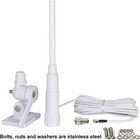 Tram Pretuned Vhf Marine Antenna 46in Fiberglass 3dbd Gain W Cable Mount Kit