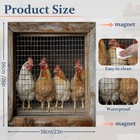 Dishwasher Magnet Cover Chicken Farm Dishwasher Magnets Decorative Cover For