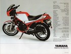 1983 Yamaha Rz350 Sales Flyer Brochure 2-stroke Kenny Roberts Rare