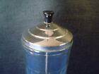 Vintage Barbicide Glass Disinfectant Barber Beauty Shop Comb Jar - King Research