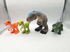 3 Walking Dinosaur Toys  1 With Sound  Lights  2 Jurassic Park T Rex  Moveable  
