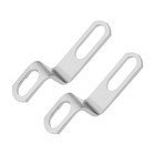 2pcs Motorcycle Exhaust Pipe Connecting Piece Motorbike Exhaust Pipe