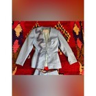 Vintage Silvia s Costume Baby Blue Rhinestone Western Suit Sz S