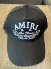 Amiri Black Arts District Logo Trucker Hat Unisex Adjustable Snapback Baseball