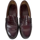 Gh Bass Weejuns Leather Burgundy Wine Larson Classic Penny Loafers Size 11 D