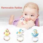 Baby Musical Bassinets Crib Mobile Rattle Cot Gift Night Light Nursery For 0-12m